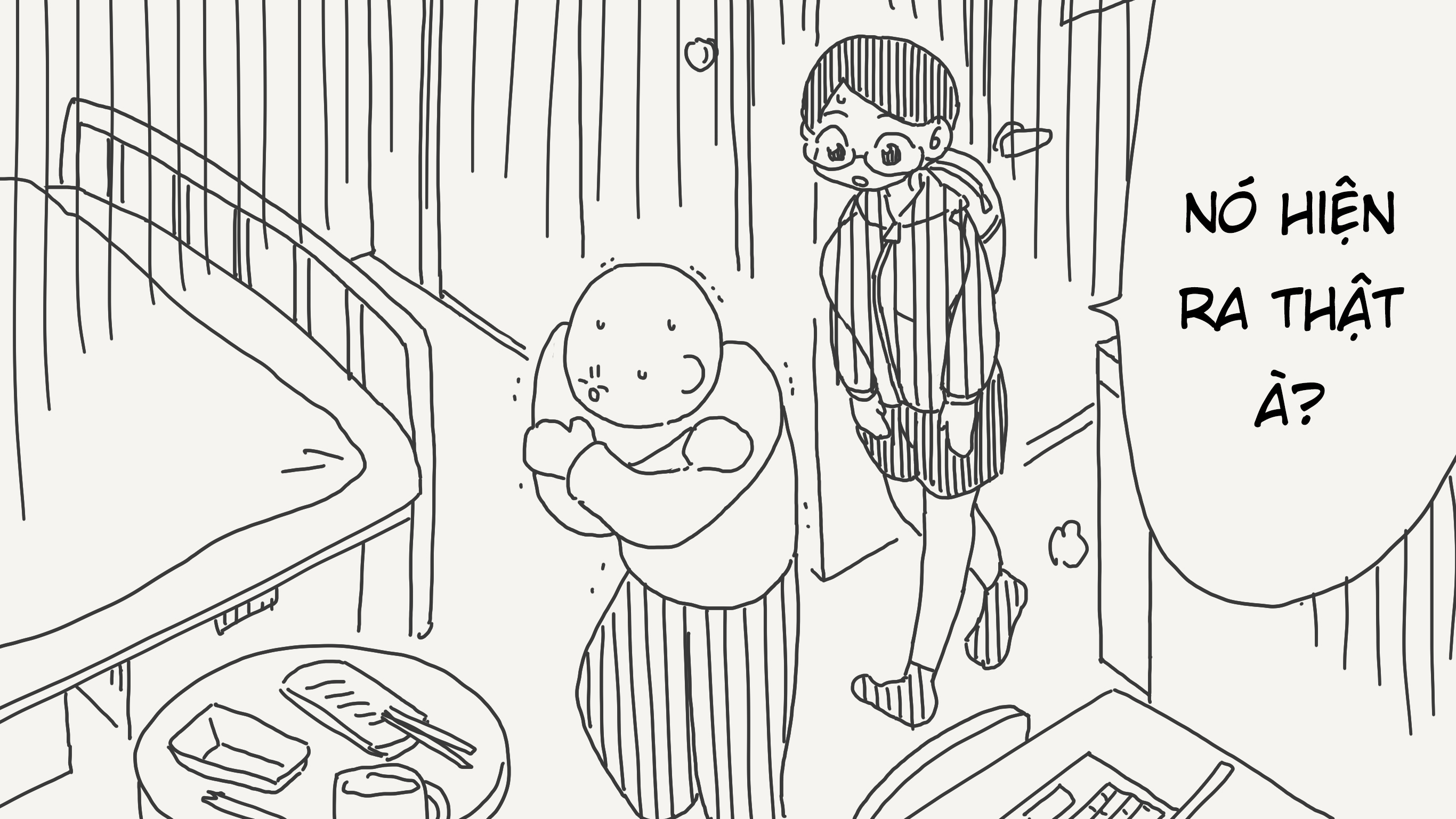 Bức tranh có ma xuất hiện