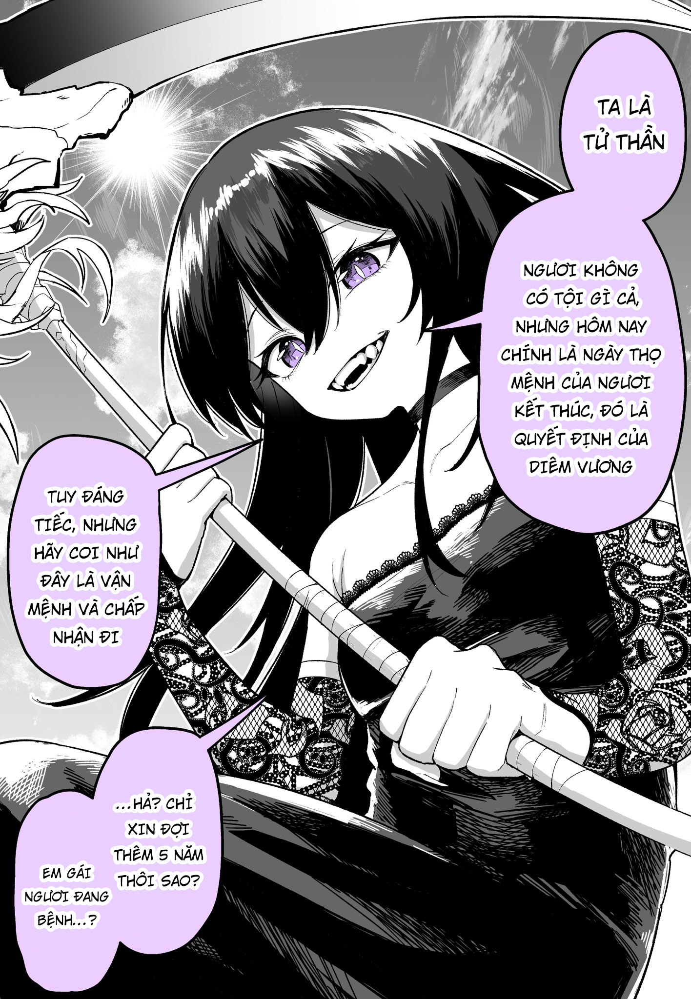 Cô bé tử thần có trái tim nhạy cảm @medatarou1 - Uyen Tran