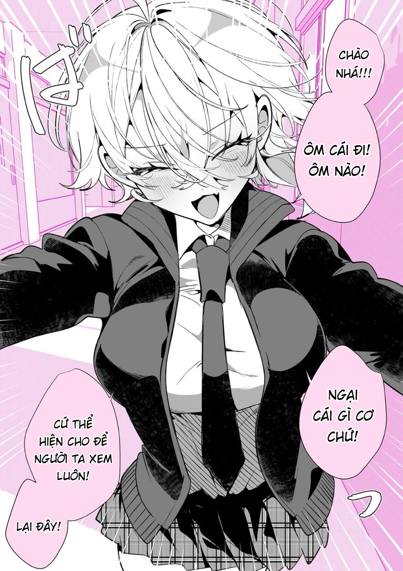 Cô bạn gái tomboy ‘độ ẩm cao’ nói_ “Ôm cái đi!”