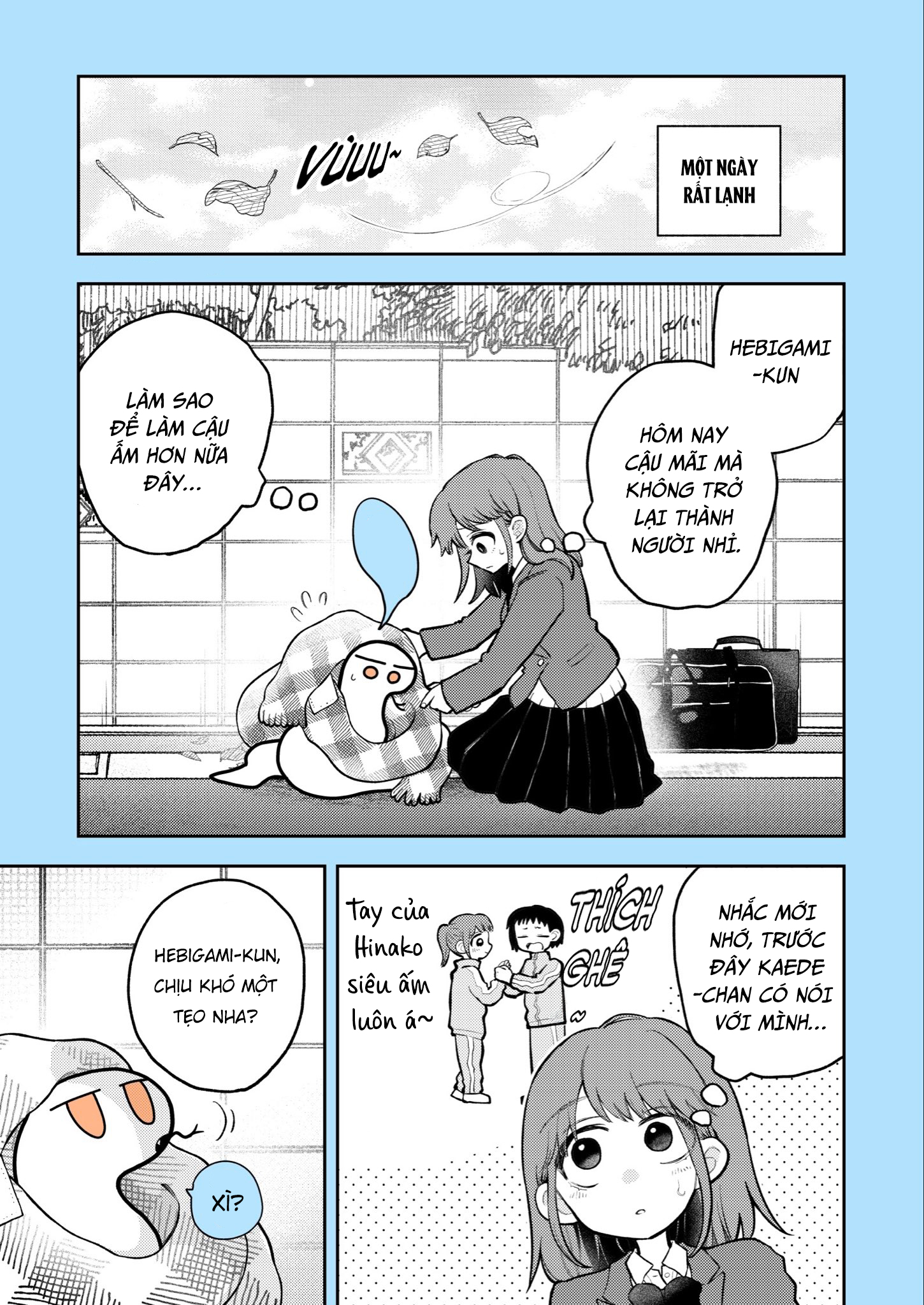 Cậu bé Yamata no Orochi sẽ biến hình khi trời lạnh