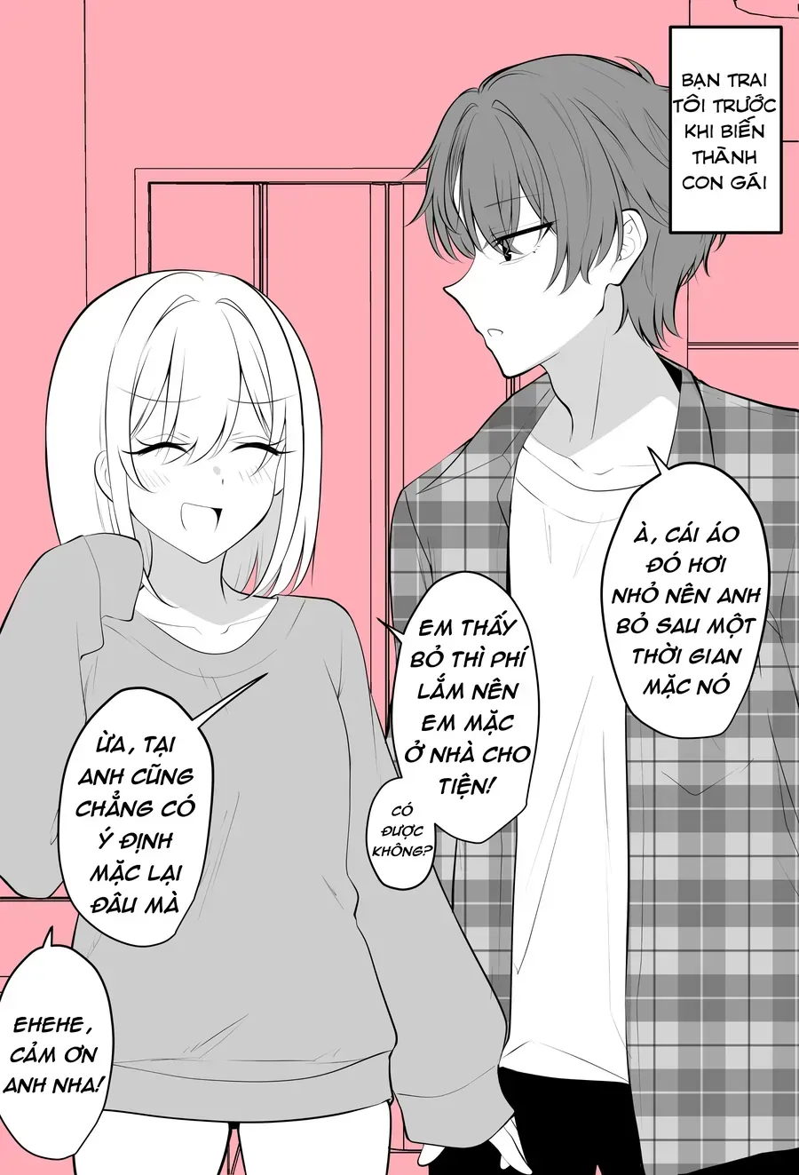 The Everyday Life of a Couple Where the Boyfriend Is Turned into a Girl